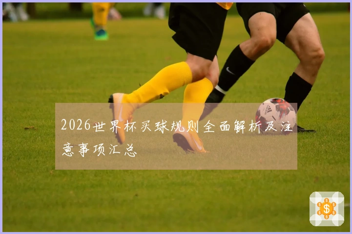 2026世界杯买球规则全面解析及注意事项汇总